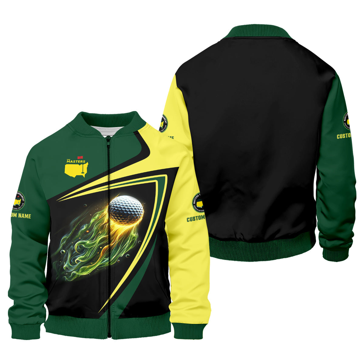 Custom Golf Ball Master Tournament Polo Shirt, Golfing Apparel, Mens Golf Gift, Funny Golf Polos