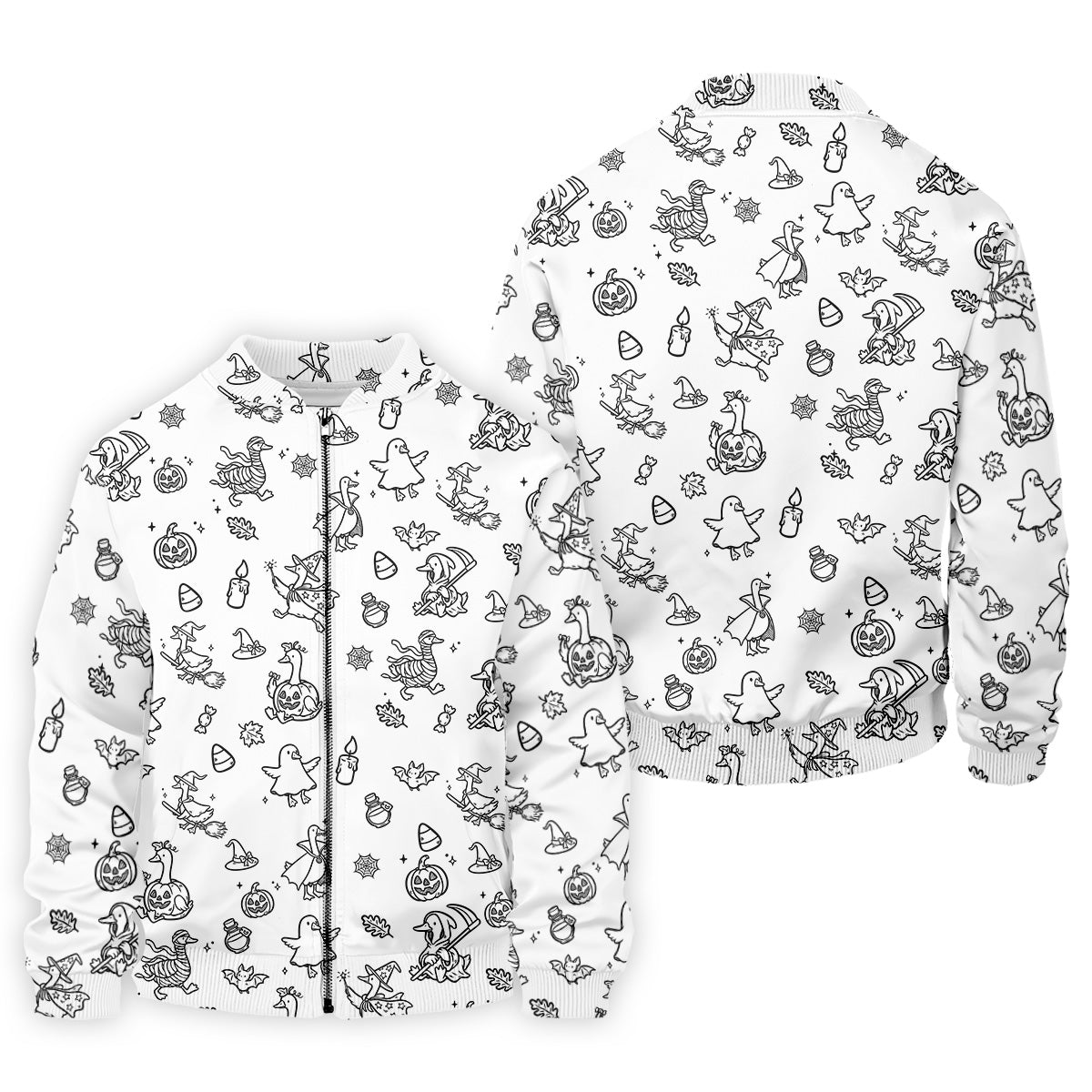 Goose Halloween, Doodle Pattern, Black And White Golf Polo, Mens Funny Golf Shirts, Long Sleeve Golf Shirts, Men Golf Polo