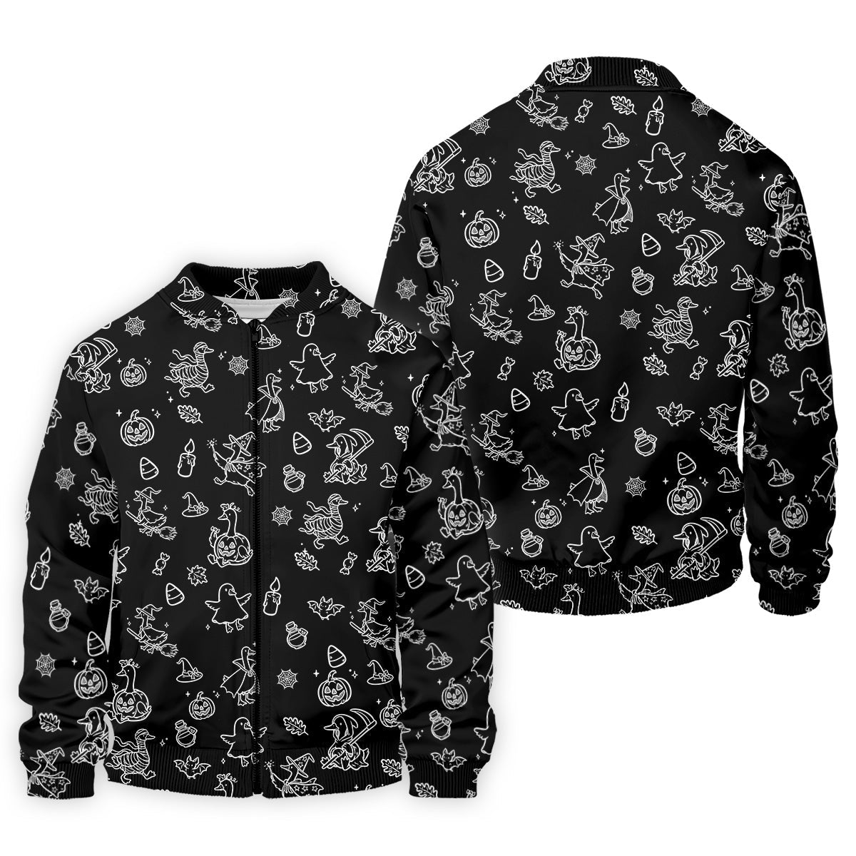 Goose Halloween, Doodle Pattern, Black Golf Polo, Mens Funny Golf Shirts, Long Sleeve Golf Shirts, Men Golf Polo