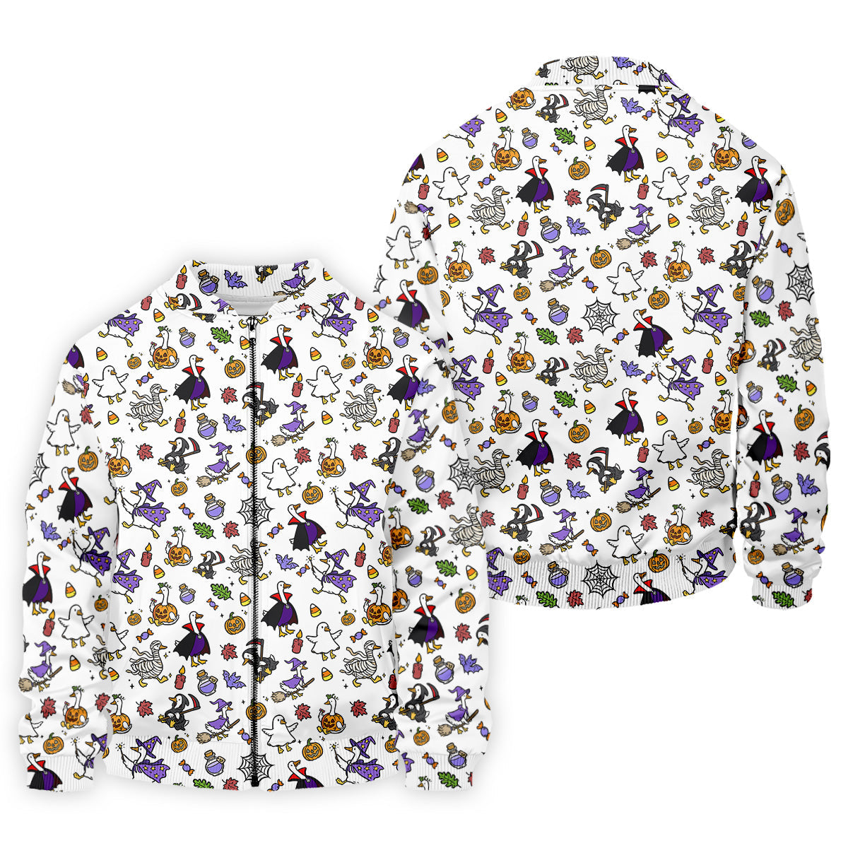 Goose Halloween Golf Shirt, Patterned Golf Polos, Mens Funny Golf Shirts, Long Sleeve Golf Shirts, Men Golf Polo