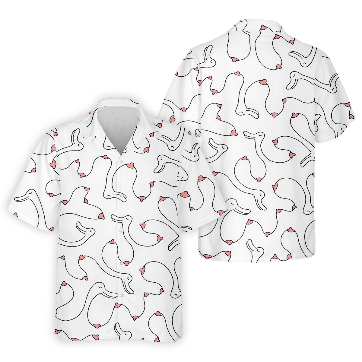 Funny Boob Goose Golf Polos For Men, Fun Golf Shirt, Best Golf Gift For Dad