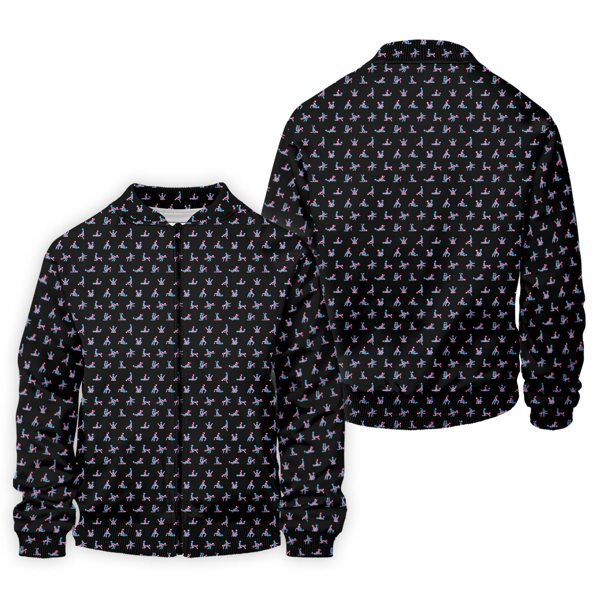 Funny Stick Figure Men's Golf Polo Shirt, Funny Position Golf Polo, Fun Men Golf Shirts, Golf Gift For Him