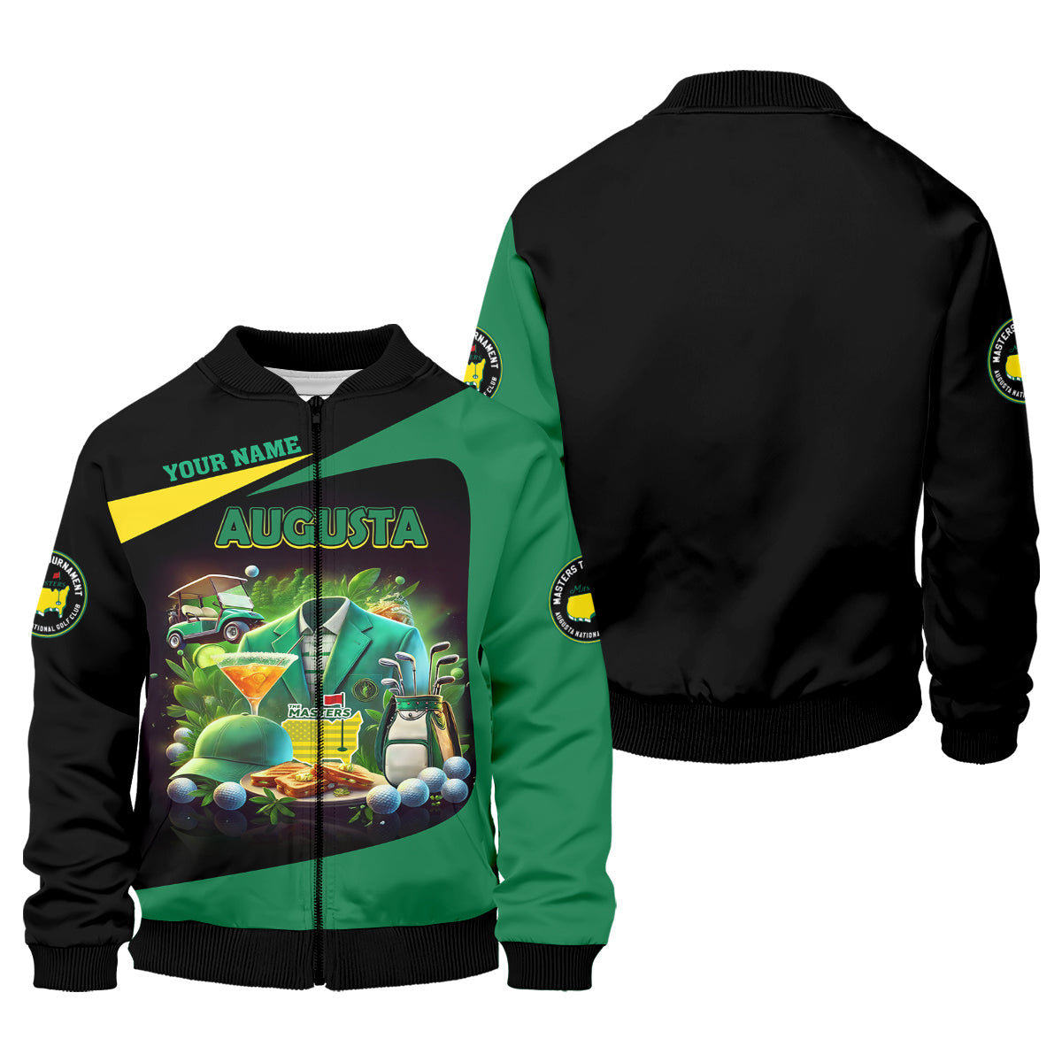 Custom Augusta Golf Master Men's Golf Polo Shirt, Mens Golf Gift, Mens Golf Shirt