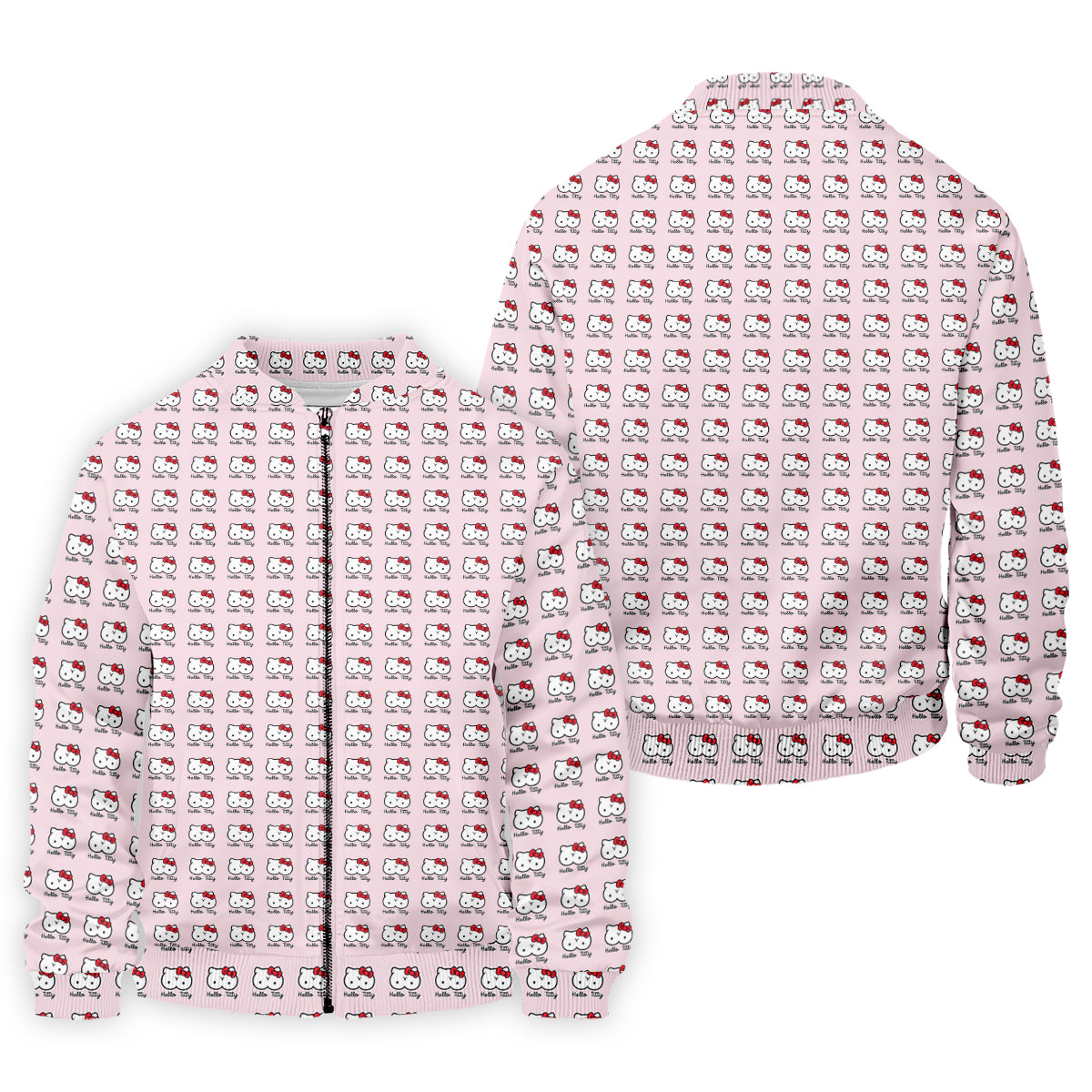 Kity Cat Funny Men's Golf Polo Shirt, Dad Golf Shirt, Christmas Golf Gift