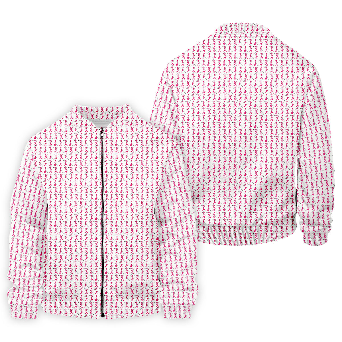 Funny Stick Breast Cancer Golf Shirt, Breast Cancer Support Shirts, Funny Men Golf Polo Shirt