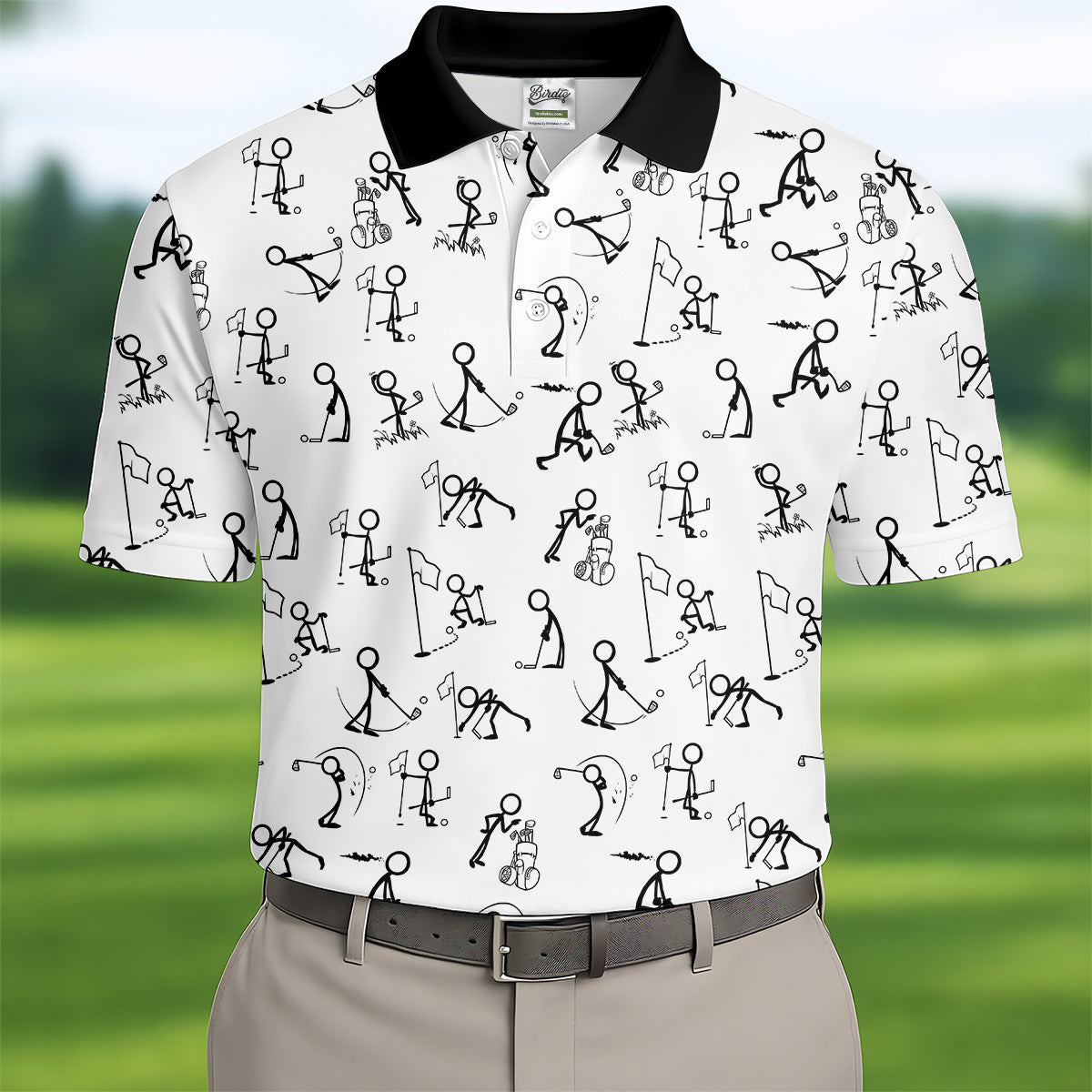 Personalized Mens Fun Golf Polos, Mens Funny Golf Shirts, Golf Gift Ideas For Him, Matching Golf Shirts