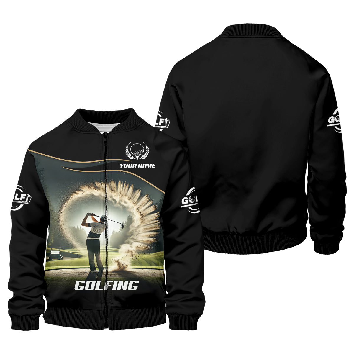 Custom Elite Golfer Golf Polo Shirt, Gift For Golfers, Mens Golf Gift