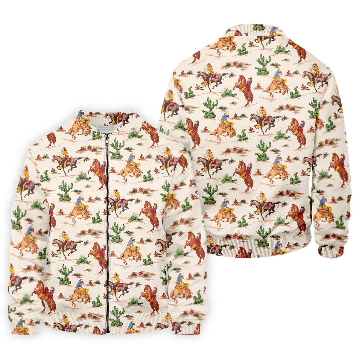 Cowboy Western Beige Polo Shirt, Western Golf Shirt, Unique Gift For Golfer, Funny Golf Shirt For Men