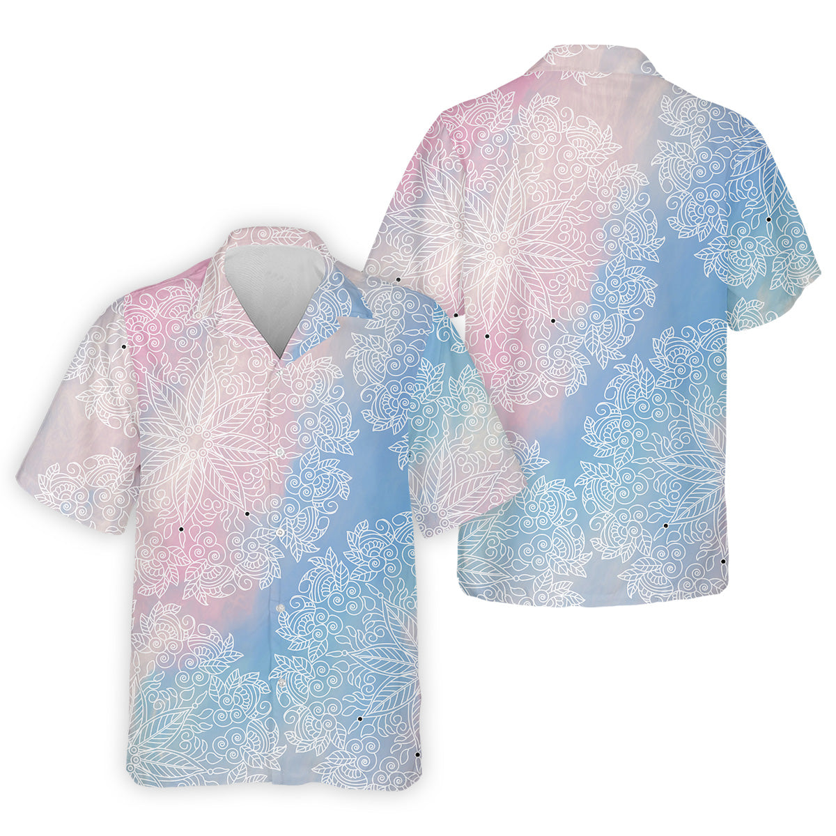 Mandala Pattern Men Golf Polo, Golf Gift Ideas For Him, Matching Golf Shirts, Golf Shirts For Men