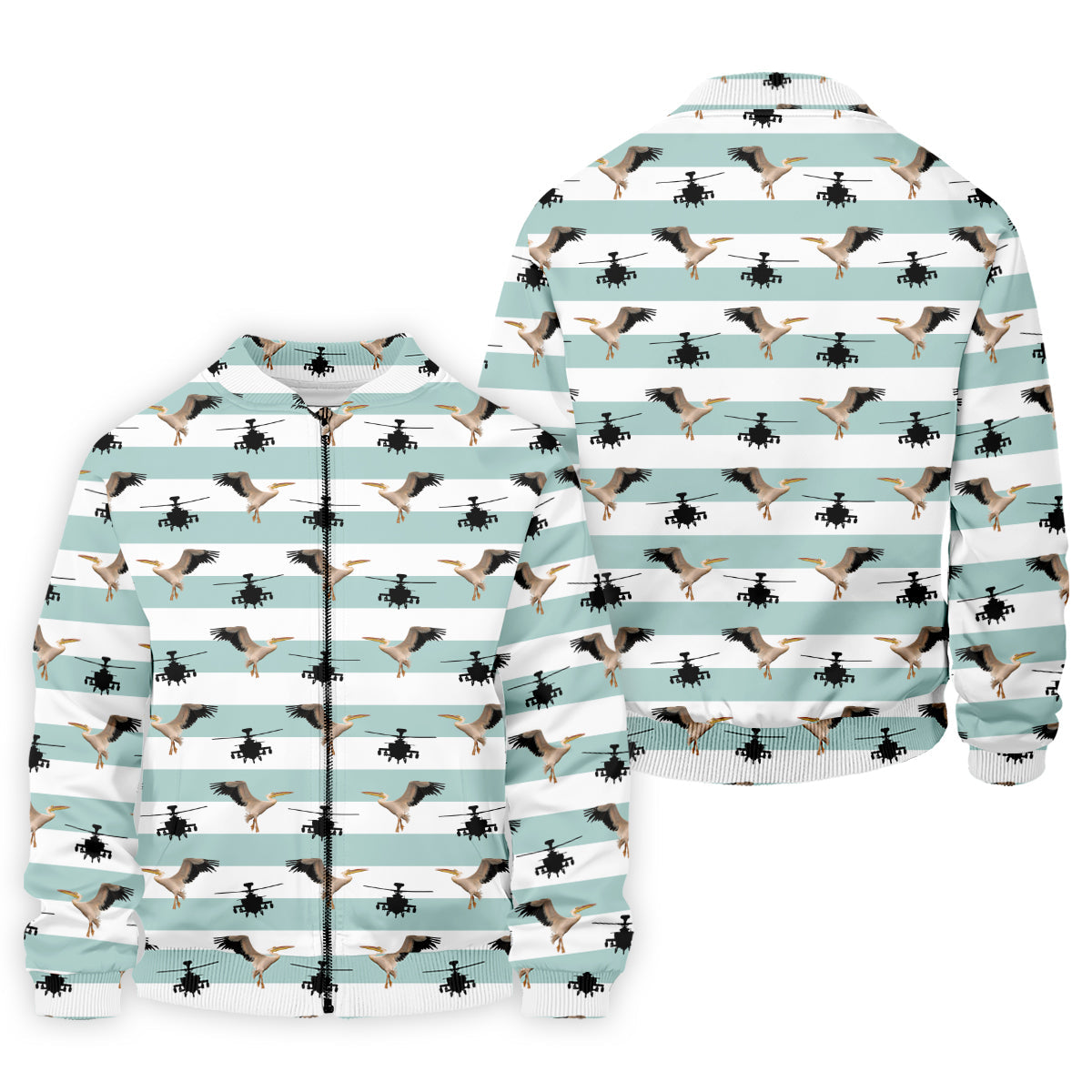 Funny Pelicans Golf Polo Shirt, Mens Golf Gift, Mens Tropical Shirts