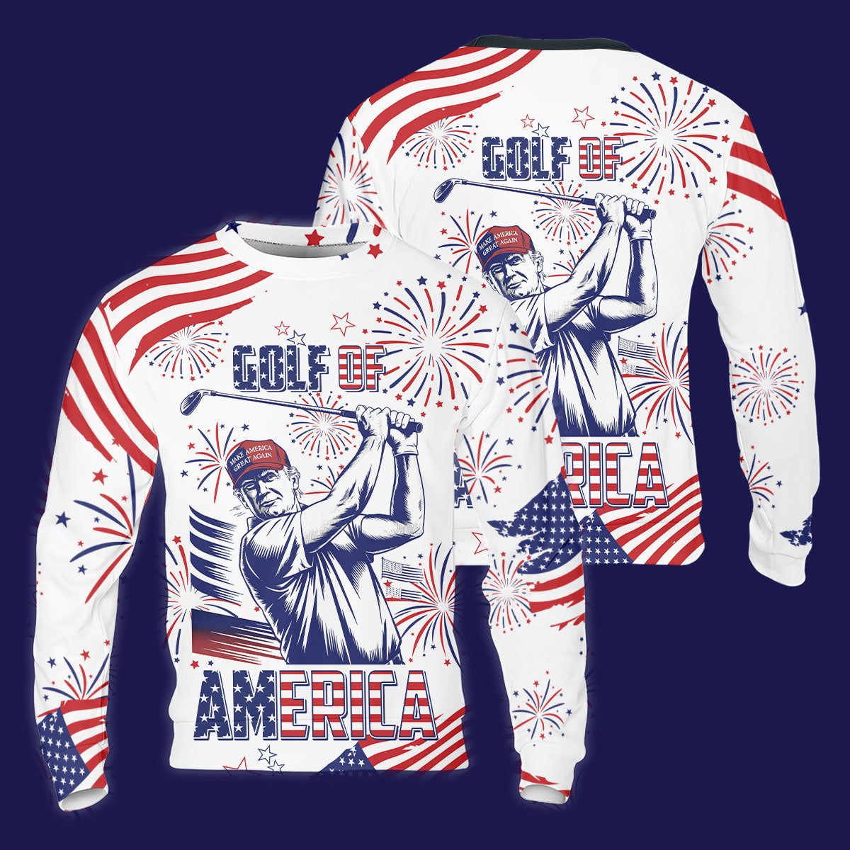 Golf Of America Golf Polos For Men, Funny Golf Shirt, Mens Golf Gift, Gift For Golfers, Golf Presents For Dad