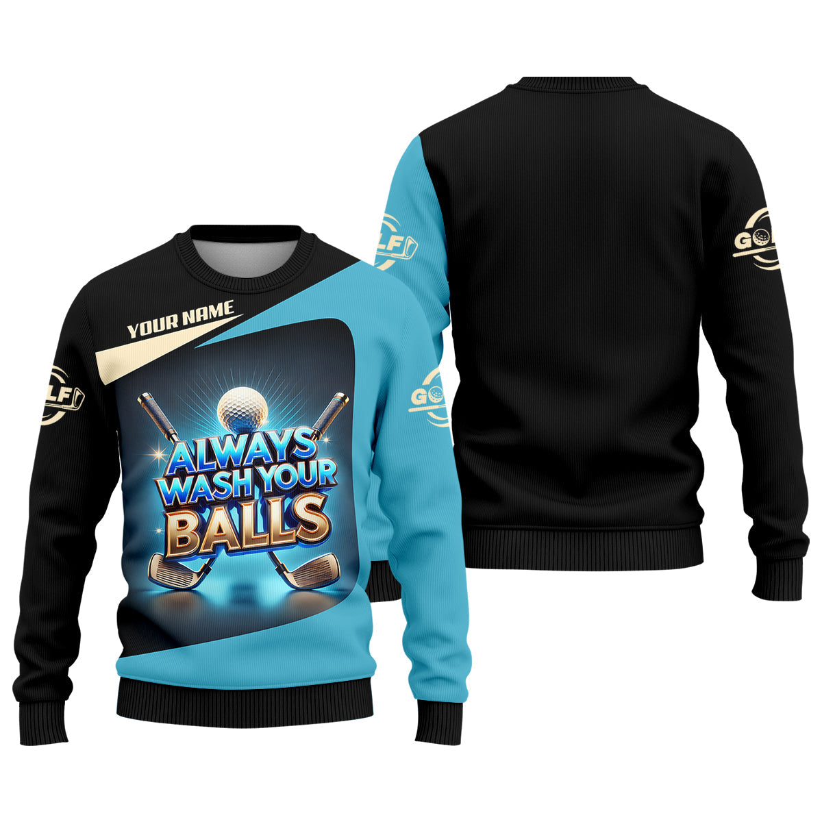 Always Wash Your Balls Custom Golf Shirts, Mens Golf Gift, Funny Golf Shirt