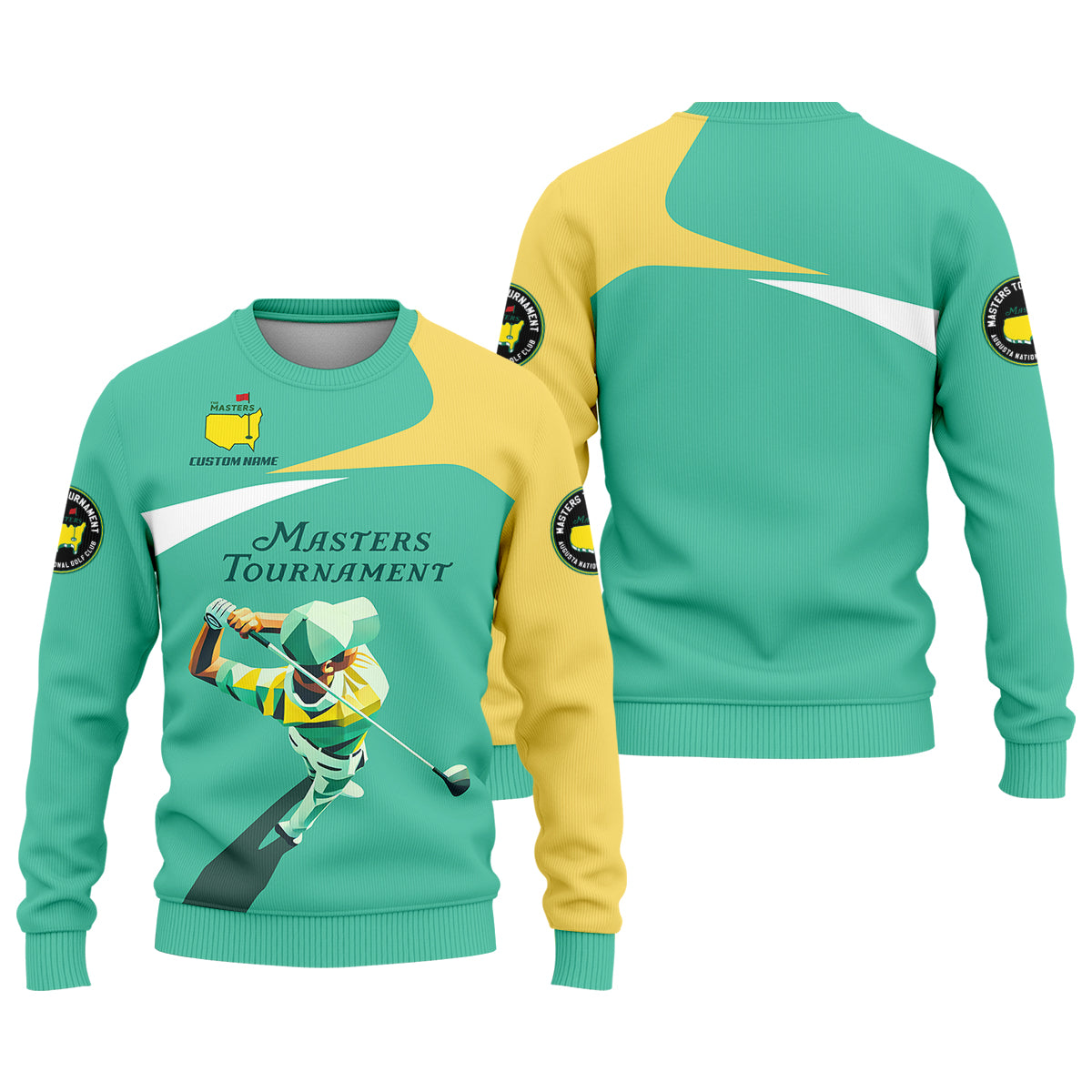 Master Tournament Custom Men's Golf Polo Shirt, Golf Gifts For Dad