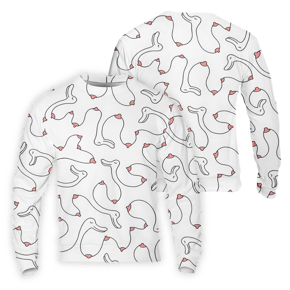 Funny Boob Goose Golf Polos For Men, Fun Golf Shirt, Best Golf Gift For Dad