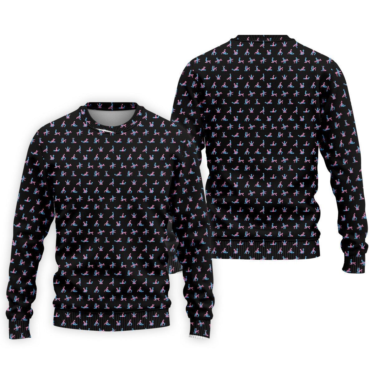 Funny Stick Figure Men's Golf Polo Shirt, Funny Position Golf Polo, Fun Men Golf Shirts, Golf Gift For Him