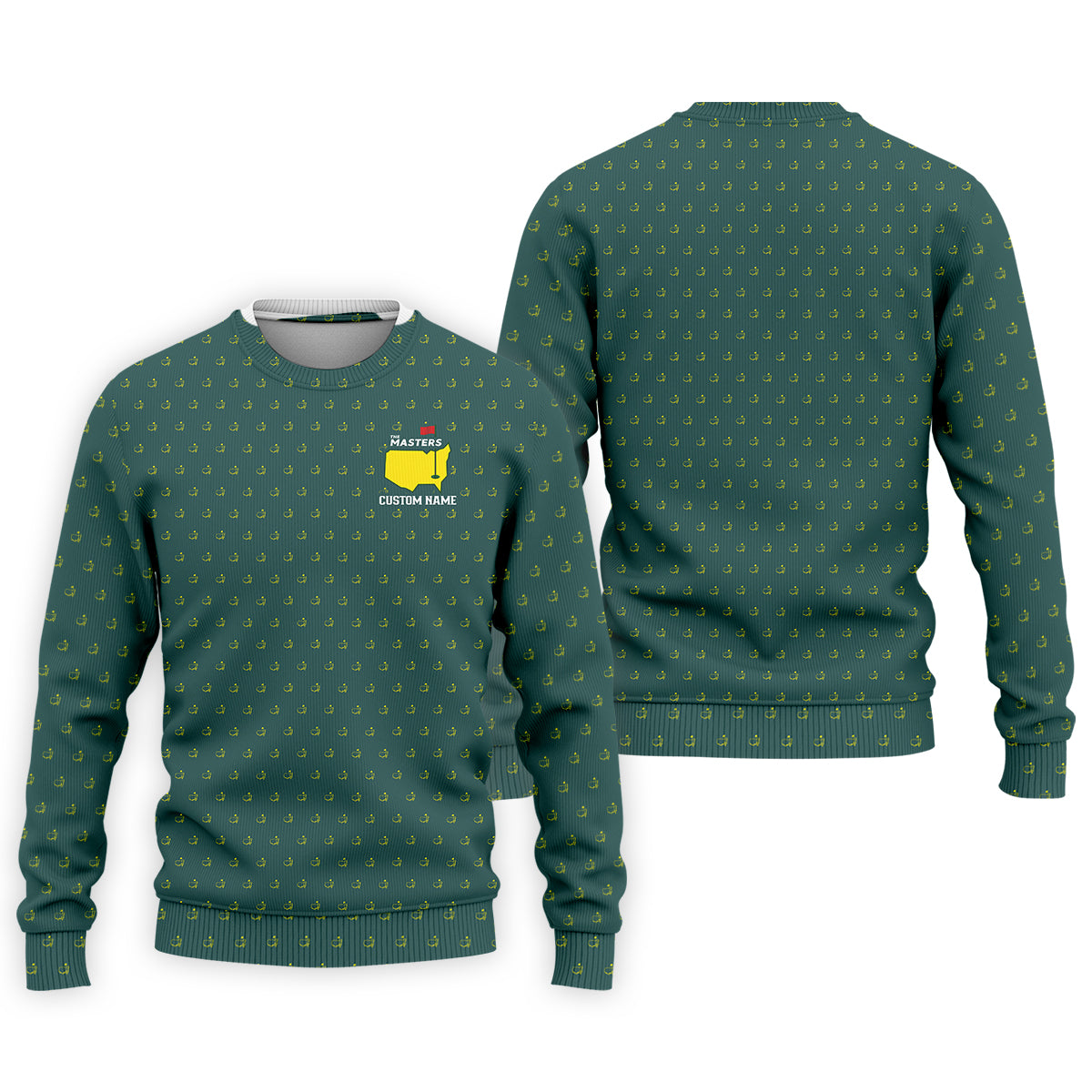 Masters Tournament Augusta Custom Funny Golf Polo Shirt, Christmas Golf Gift