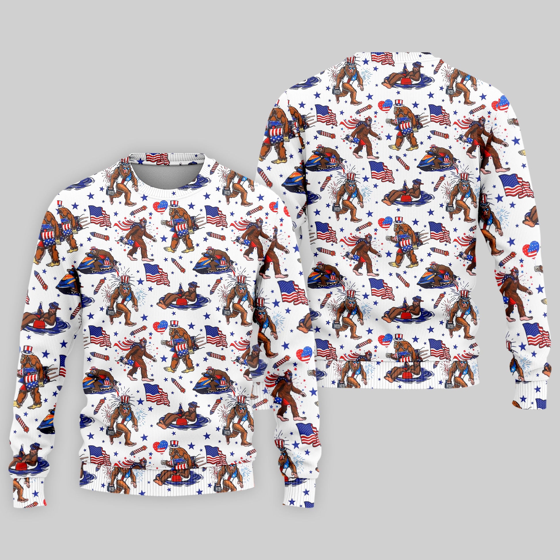 Bigfoot Sasquatch Funny Golf Polo Shirt, Christmas Golf Gift, Dad Golf Gift