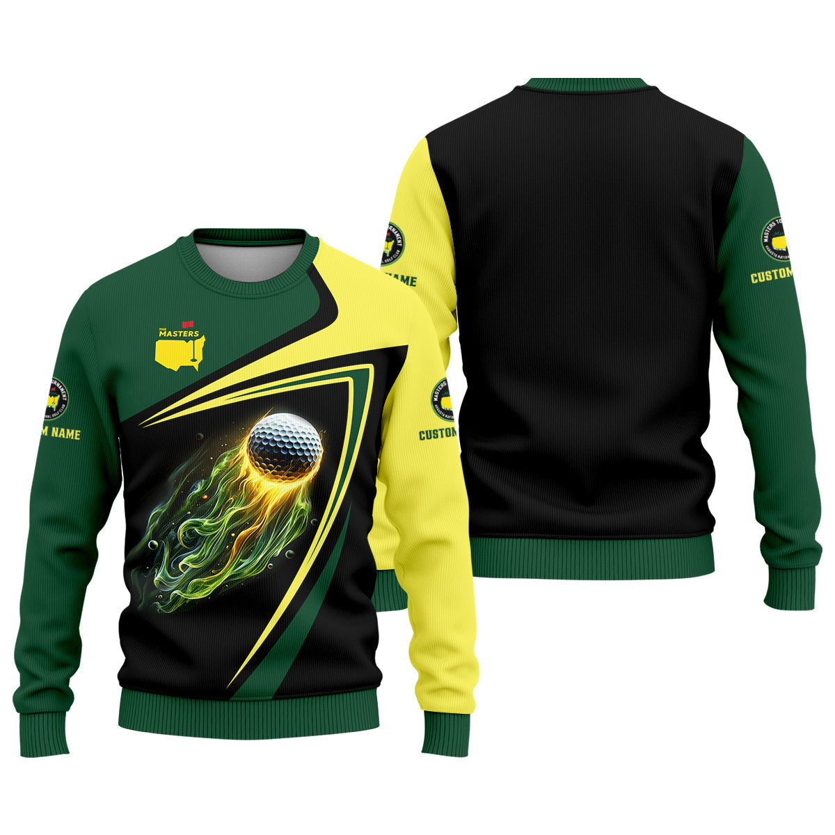 Custom Golf Ball Master Tournament Polo Shirt, Golfing Apparel, Mens Golf Gift, Funny Golf Polos