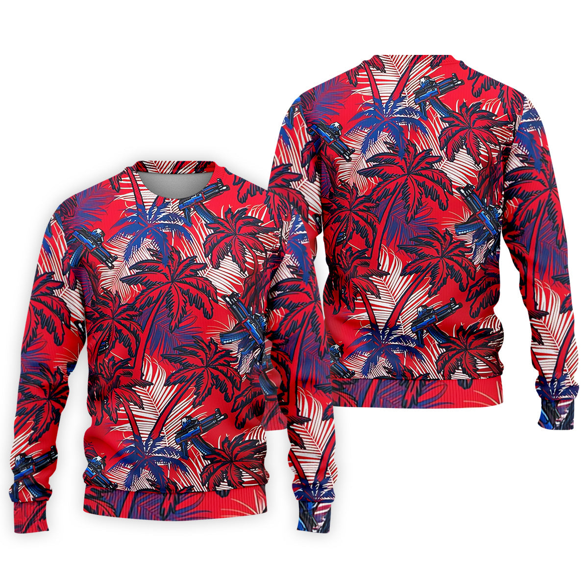 Tropical Sunset Mens Golf Polo Shirt, Mens Goft Shirt, Christmas Golf Gift