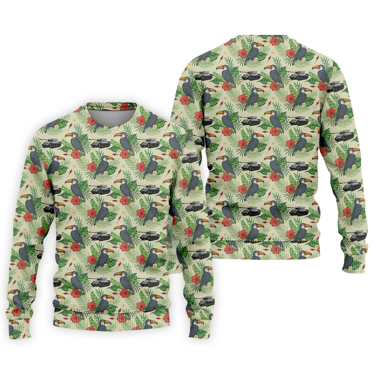 Tropical Toucan Golf Polo Shirts, Golfing Apparel, Men Golf Gift, Funny Golf Shirt, Tropical Shirt