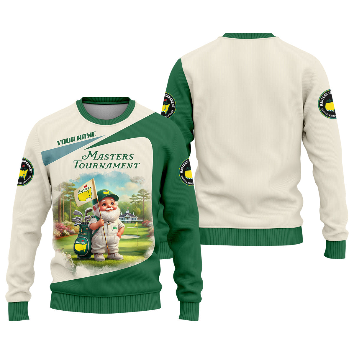 Masters Tournament Augusta Golf Custom Men's Golf Polo Shirt, Funny Gift For Golfer