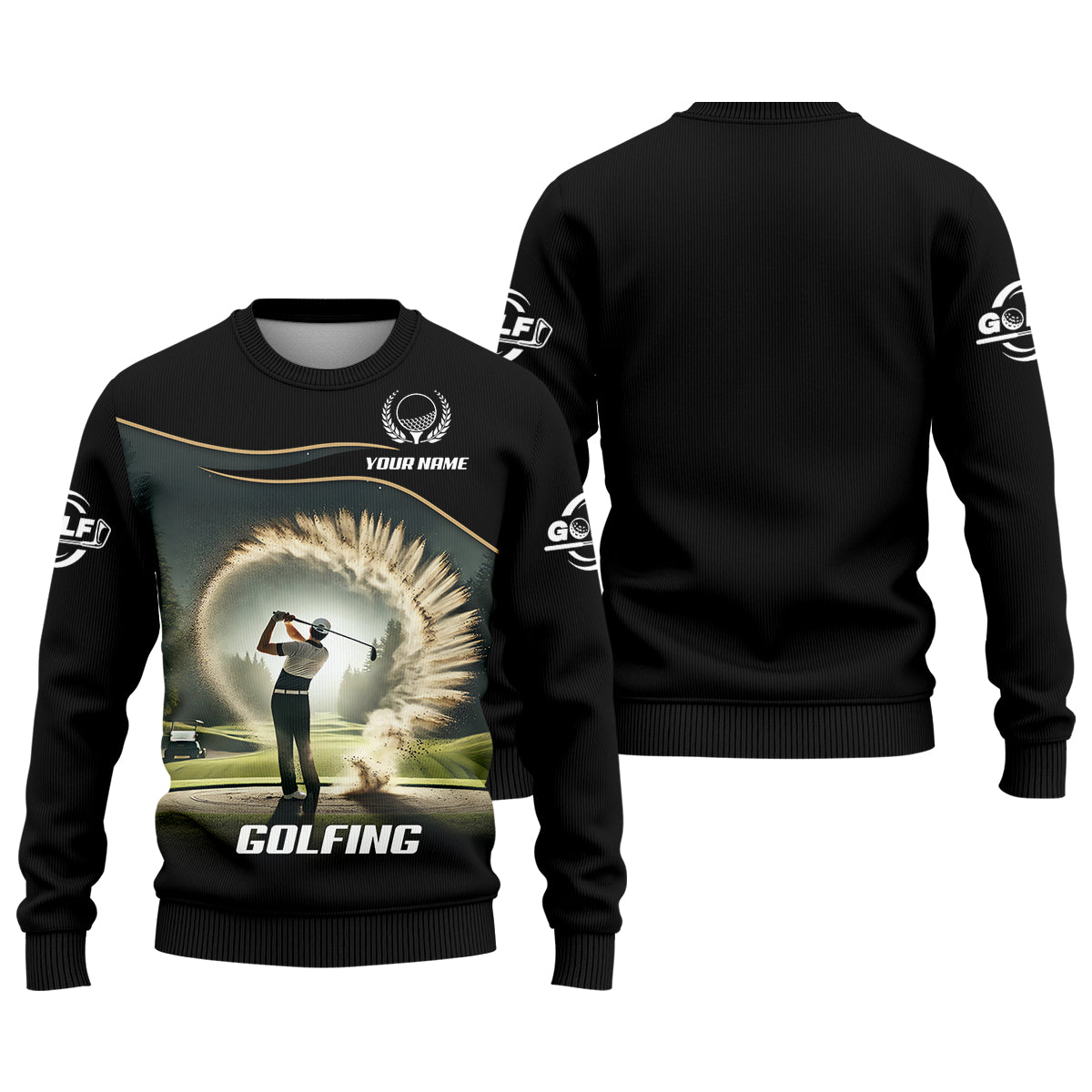 Custom Elite Golfer Golf Polo Shirt, Gift For Golfers, Mens Golf Gift