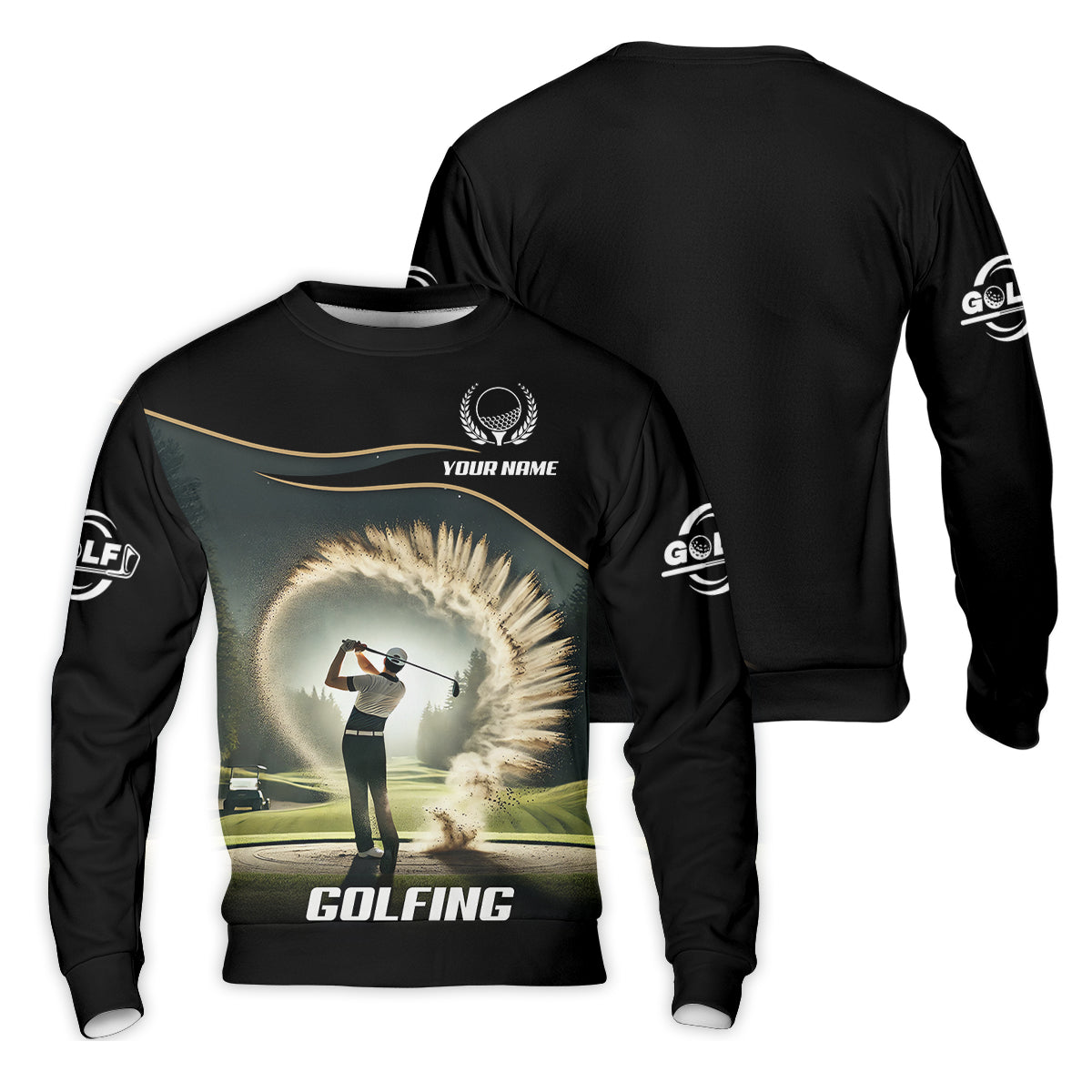 Custom Elite Golfer Golf Polo Shirt, Gift For Golfers, Mens Golf Gift