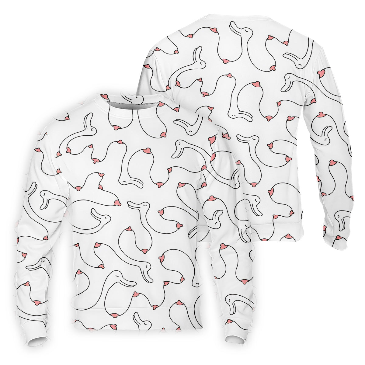 Funny Boob Goose Golf Polos For Men, Fun Golf Shirt, Best Golf Gift For Dad