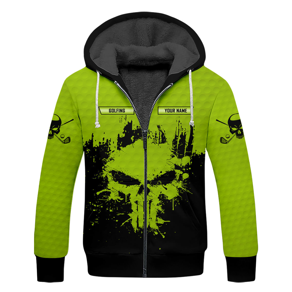 Golf Saved Me From Being A Porn Star Now I'm Just A Swinger Custom Green Skull Golf Polo Shirt, Dad Golf Gift