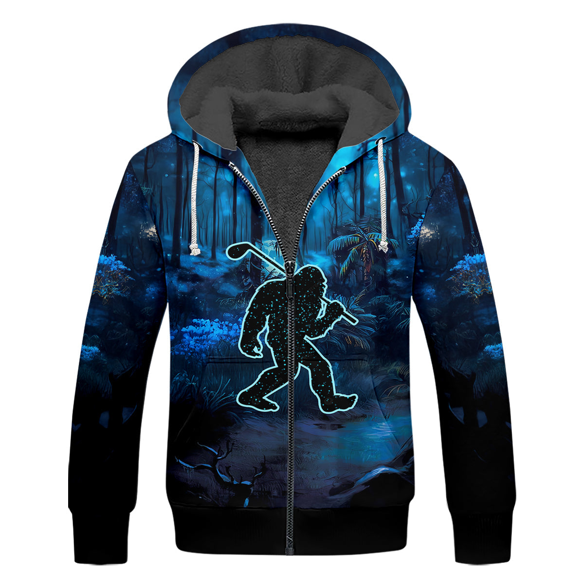 Not All Who Wander Are Lost Bigfoot Men's Golf Polo Shirt, Funny Golf Shirt, Dad Golf Gift