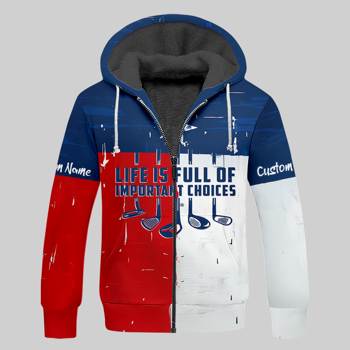 Life Is Full Of Important Choices Texas Custom Men's Golf Polo Shirt, Funny Golf Shirt, Dad Golf Gift