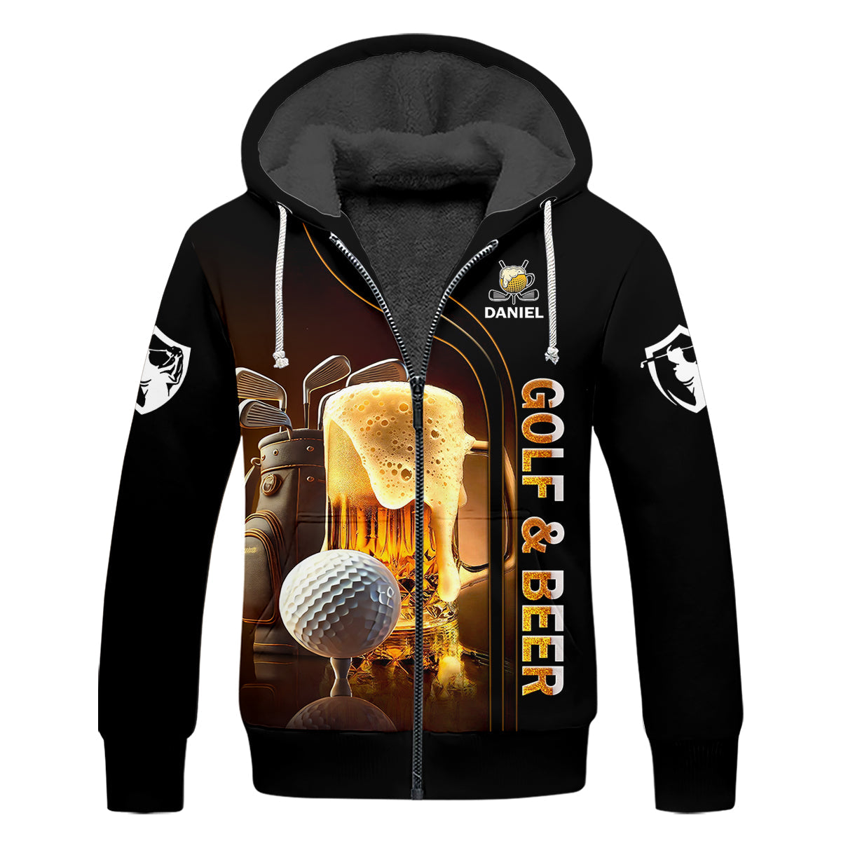 Golf And Beer Custom Golf Hoodie Shirt, Funny Golf Shirt, Gift For Golfers