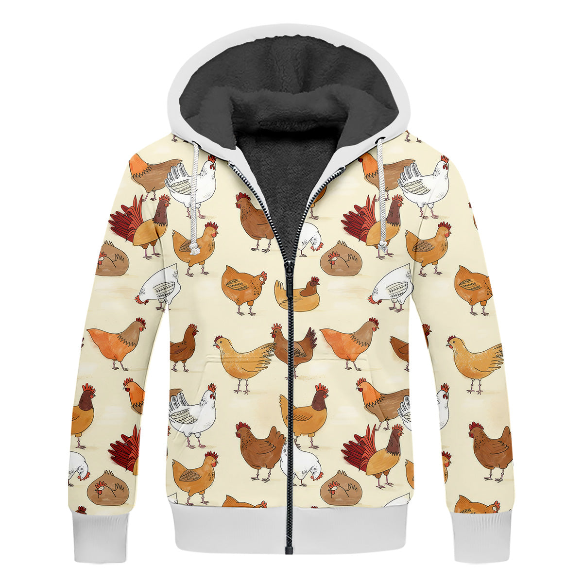 Chicken Family Custom Men's Funny Graphic Golf Polo Shirt, Chicken Lover Gifts, Dad Golf Gift