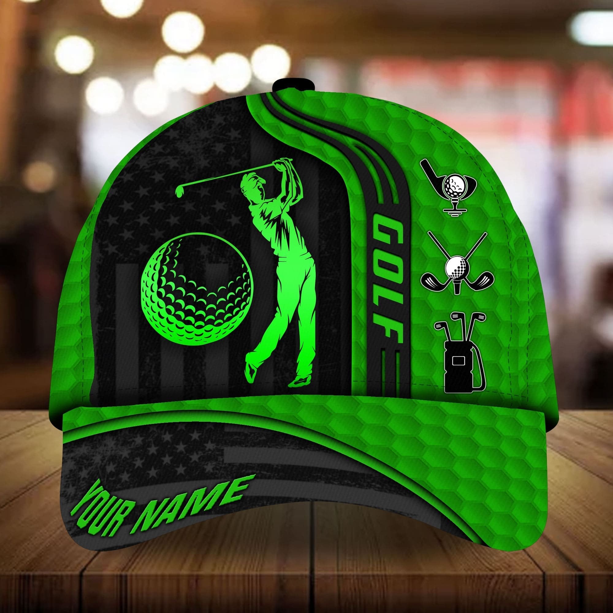 Customize Golf Cap, Personalized 3D Printed Hat, Perfect Present For Golfers