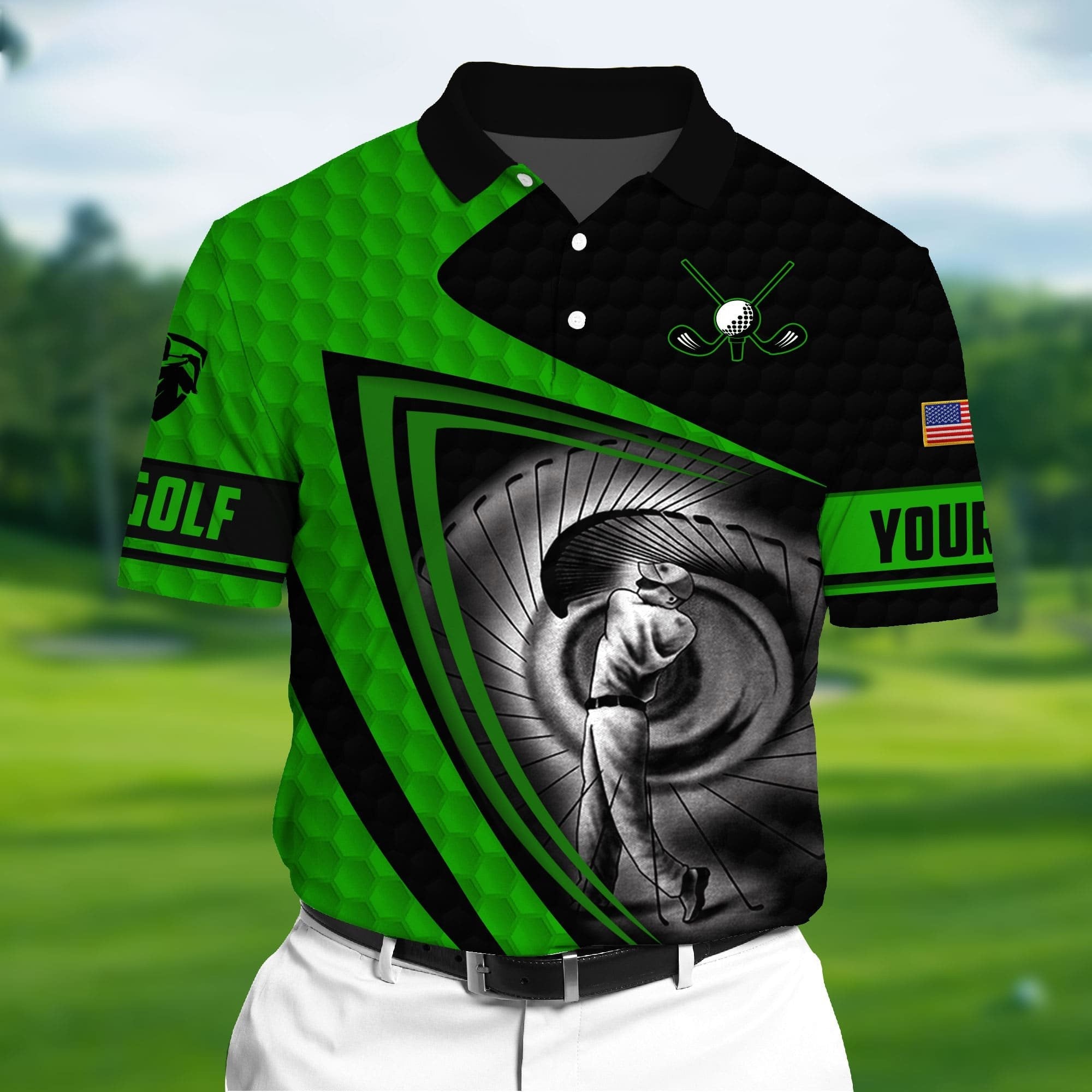 Customize Polo Golf Shirt, Golf Polos For Men, Gifts For Golf Lover