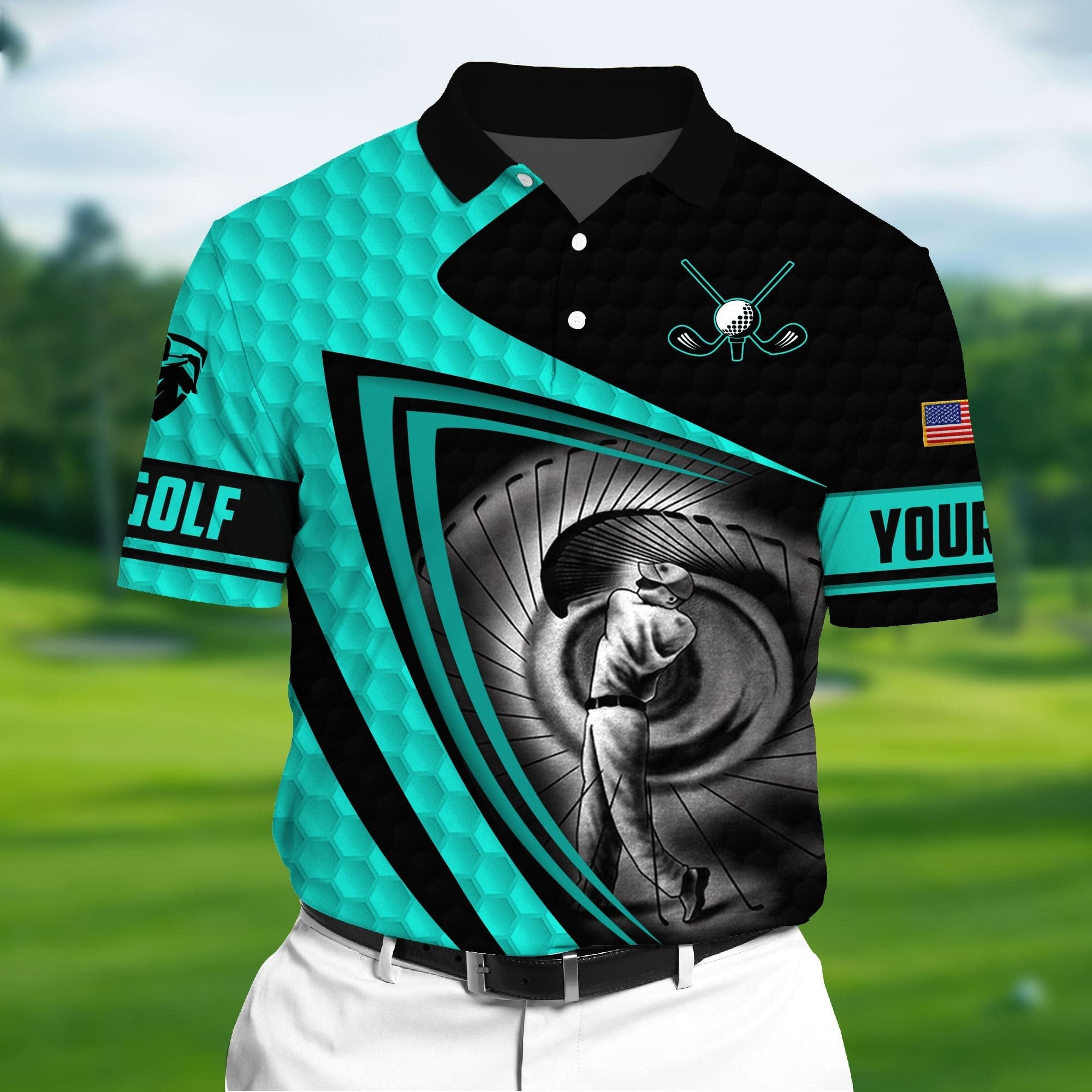 Customize Polo Golf Shirt, Golf Polos For Men, Gifts For Golf Lover