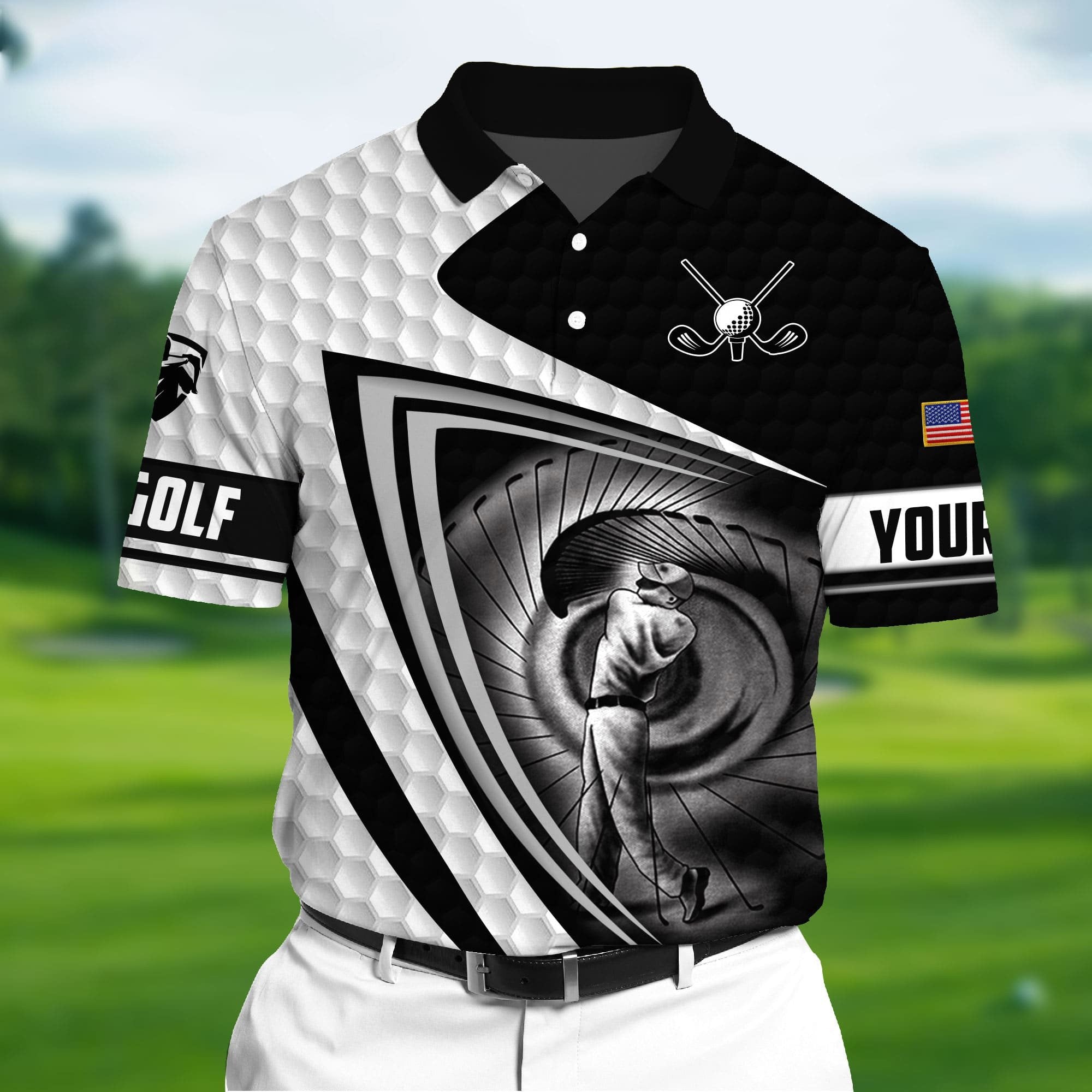 Customize Polo Golf Shirt, Golf Polos For Men, Gifts For Golf Lover