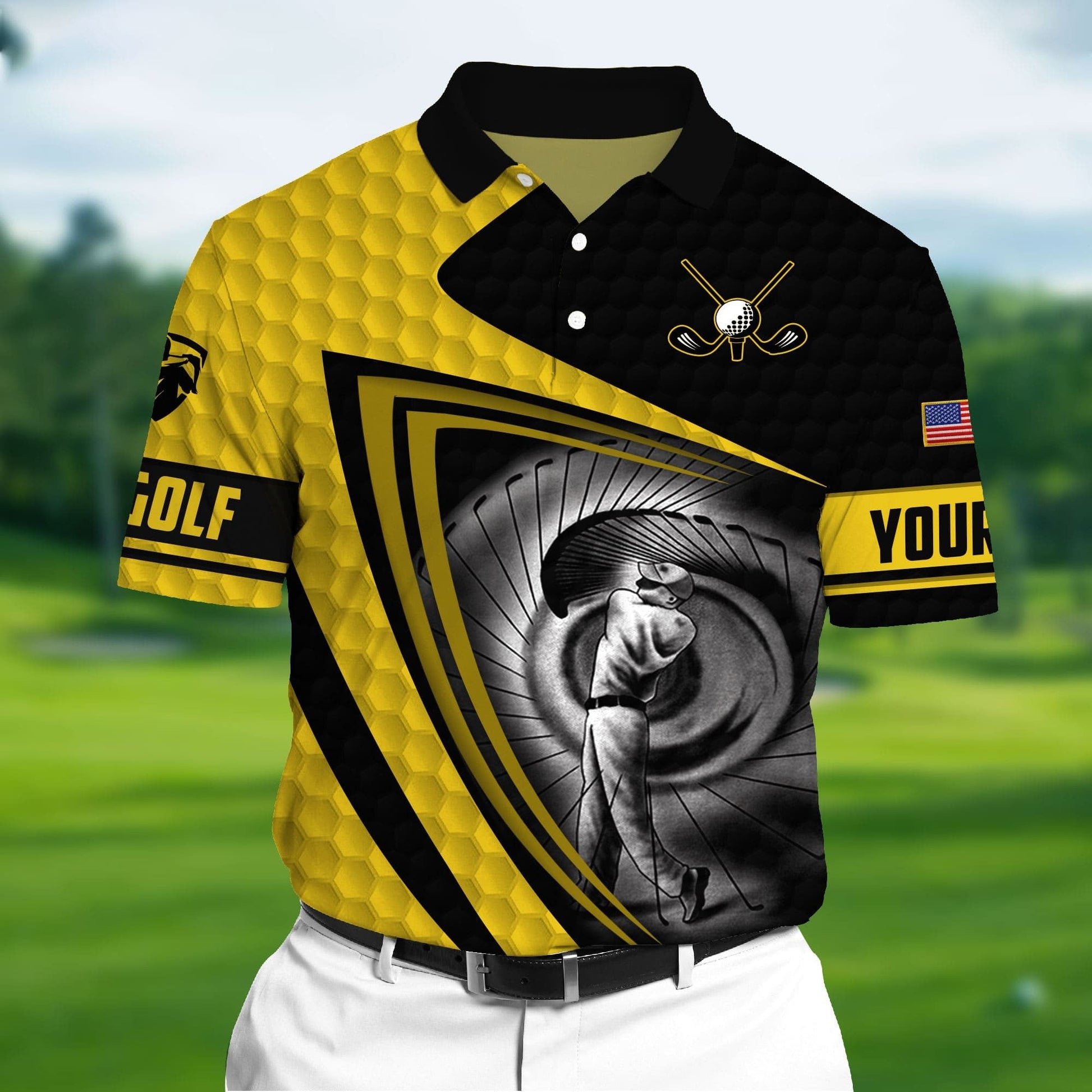 Customize Polo Golf Shirt, Golf Polos For Men, Gifts For Golf Lover