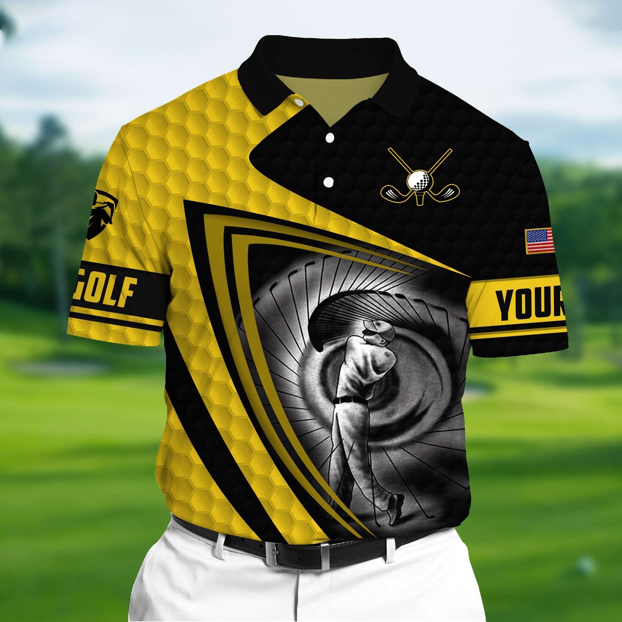 Customize Polo Golf Shirt, Golf Polos For Men, Gifts For Golf Lover