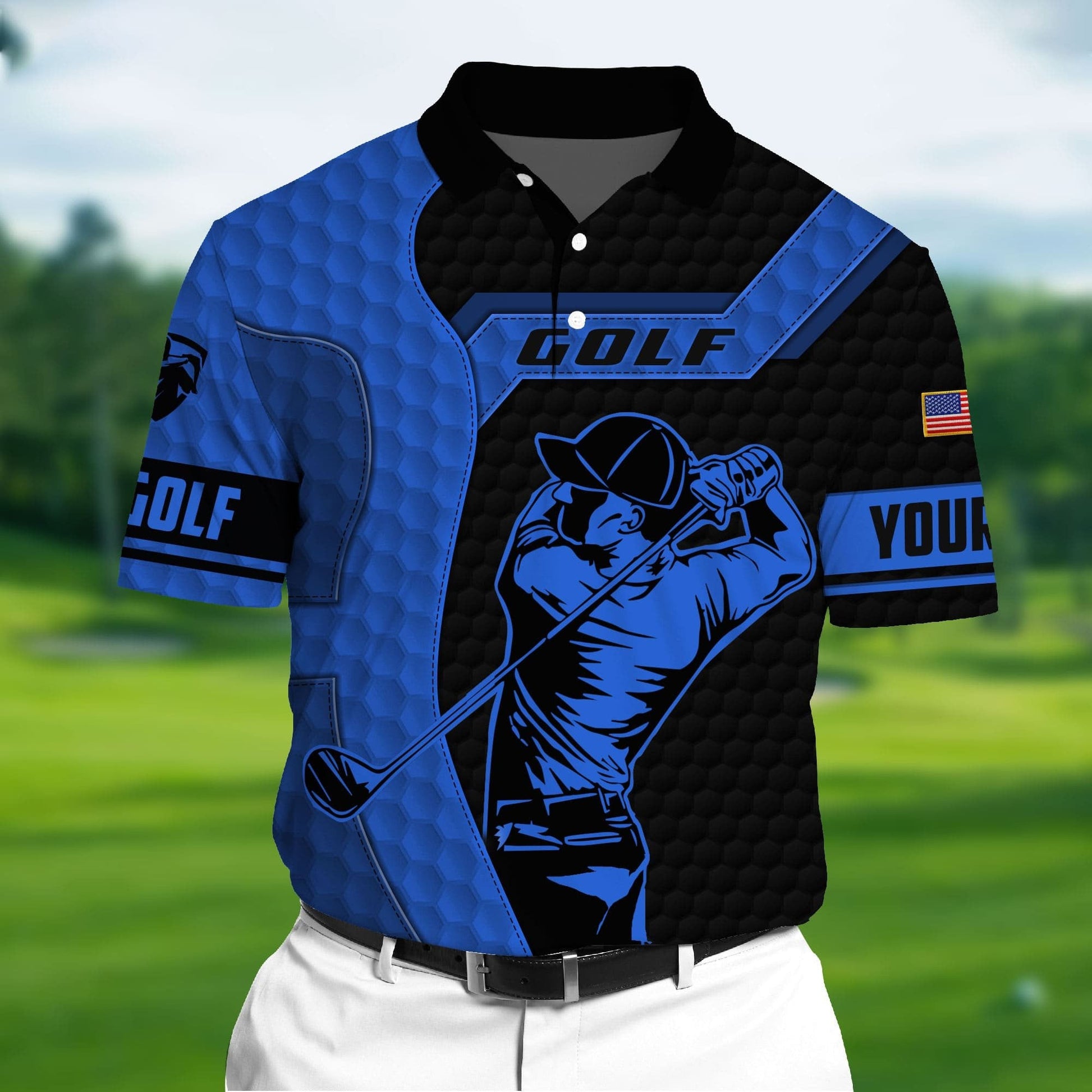 Custom Polo Golf Shirt, Golf Polos For Men, Gifts For Golf Lover