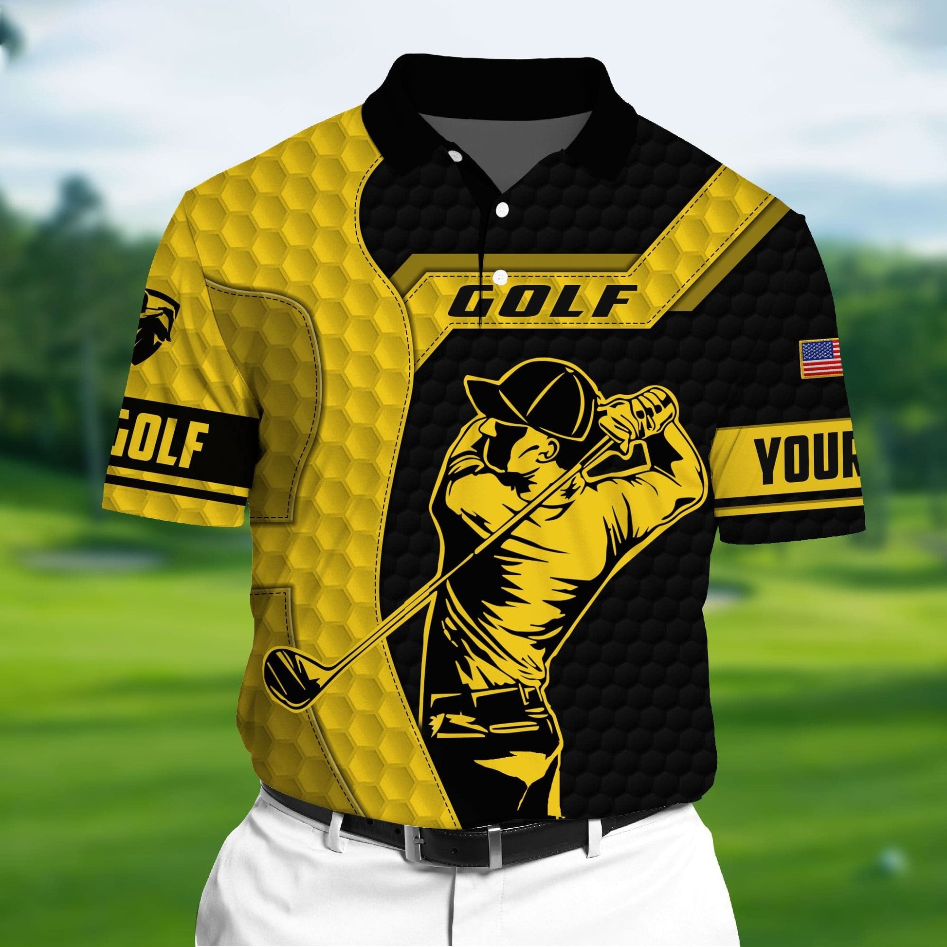 Custom Polo Golf Shirt, Golf Polos For Men, Gifts For Golf Lover