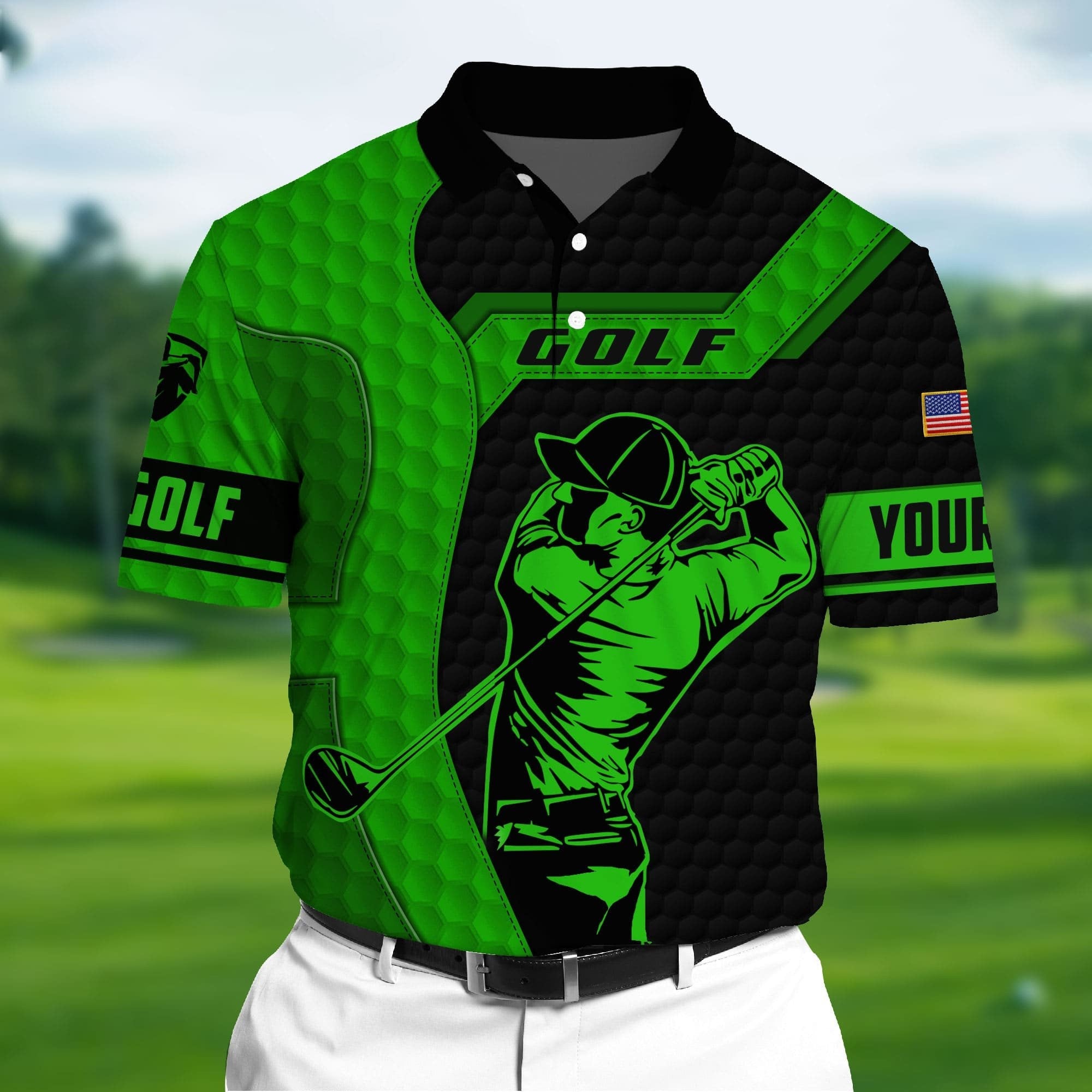 Custom Polo Golf Shirt, Golf Polos For Men, Gifts For Golf Lover