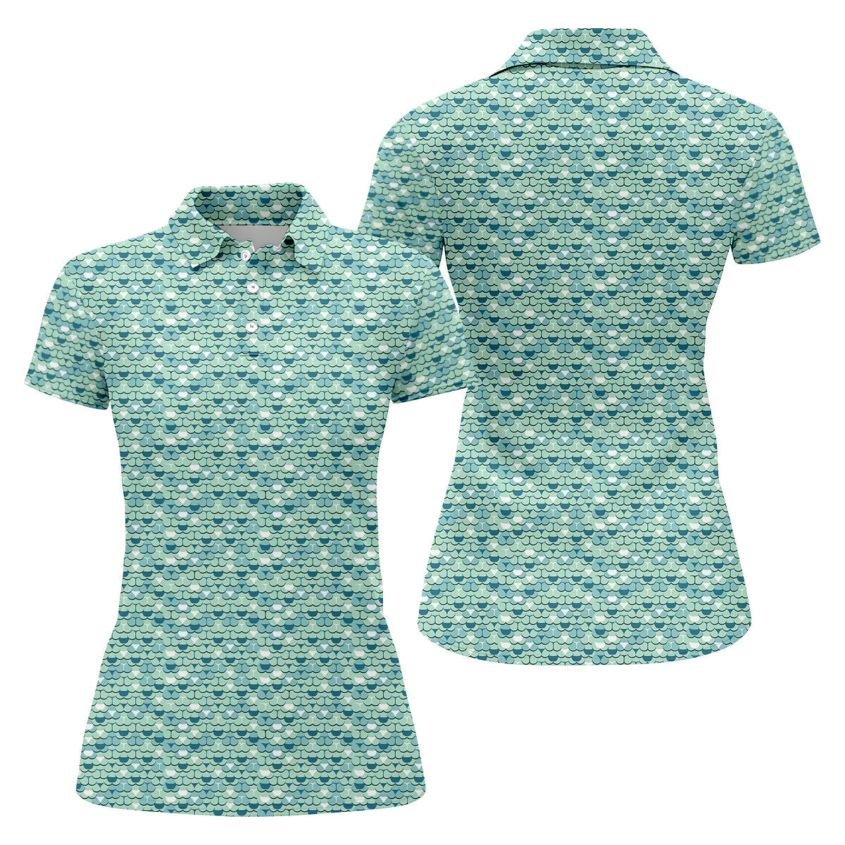 Funny Butt Green Golf Polo Shirt, Fun Womens Golf Shirts, Ladies Golf Shirt, Golf Gift For Her