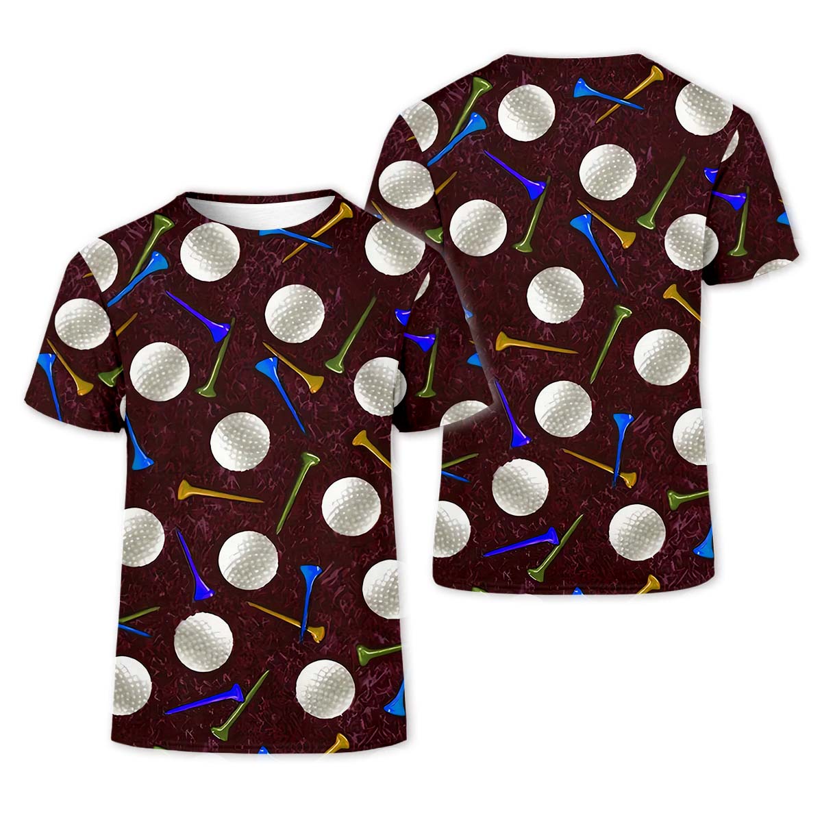 Golf Balls Men's Golf Polo Shirt, Funny Golf Shirt, Golf Gifts For Dad