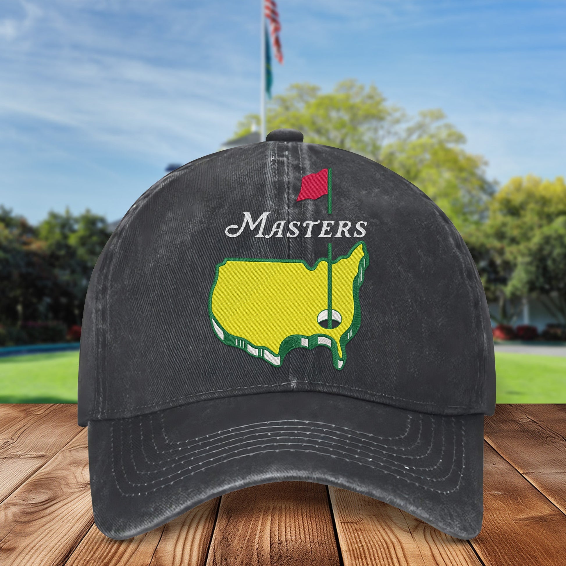 Masters Tournament Augusta Golf Course Embroidered Baseball Cap, Funny Golf Hat, Dad Golf Gift