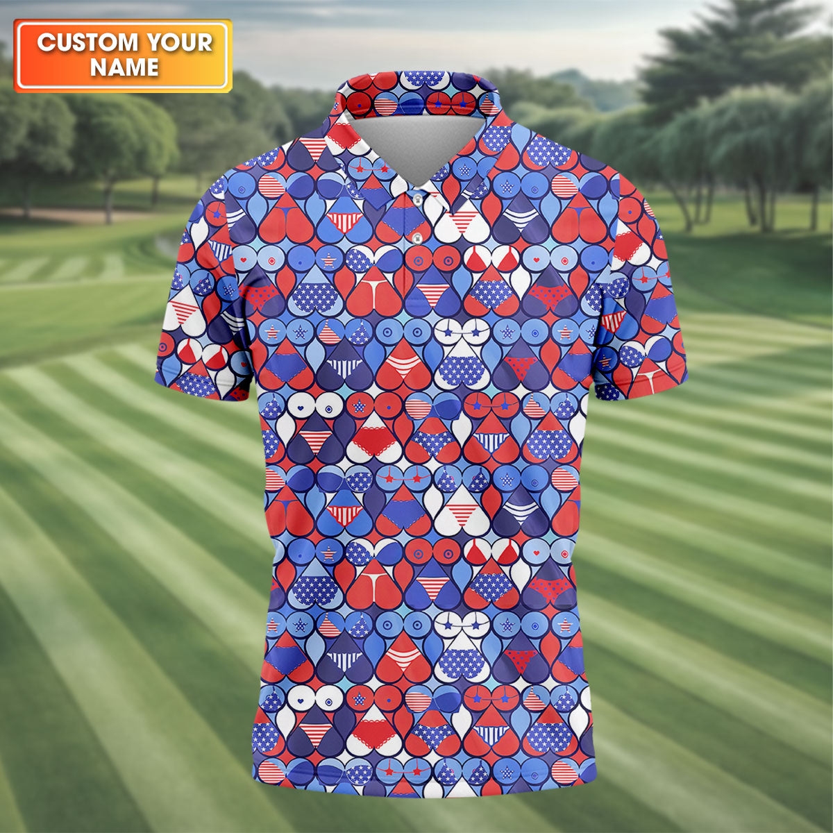 Golf Polo Shirt For Men, Hilarious Golf Shirt, Dad Golf Gift