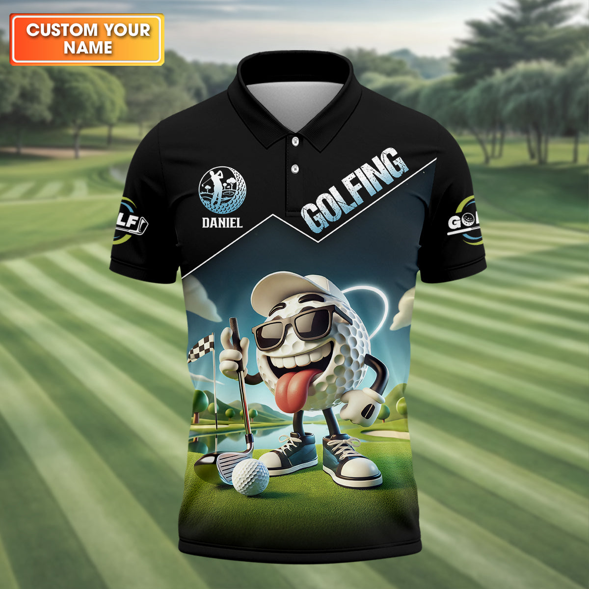 I Made A Bogey On Every Hole Custom Men's Golf Polo Shirt, Funny Golf Shirt, Dad Golf Gift