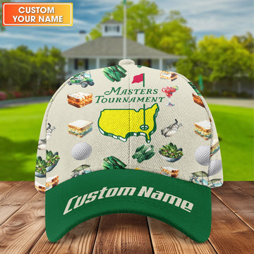 Custom Augusta Master Tournament Golf Cap, Mens Golf Gift, Gift For Dad, Funny Golf Cap