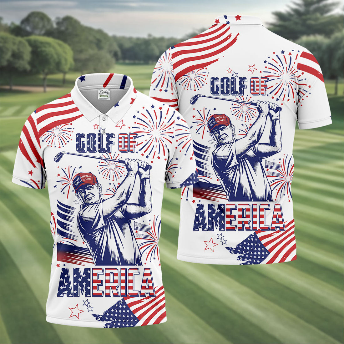 Golf Of America Golf Polos For Men, Funny Golf Shirt, Mens Golf Gift, Gift For Golfers, Golf Presents For Dad