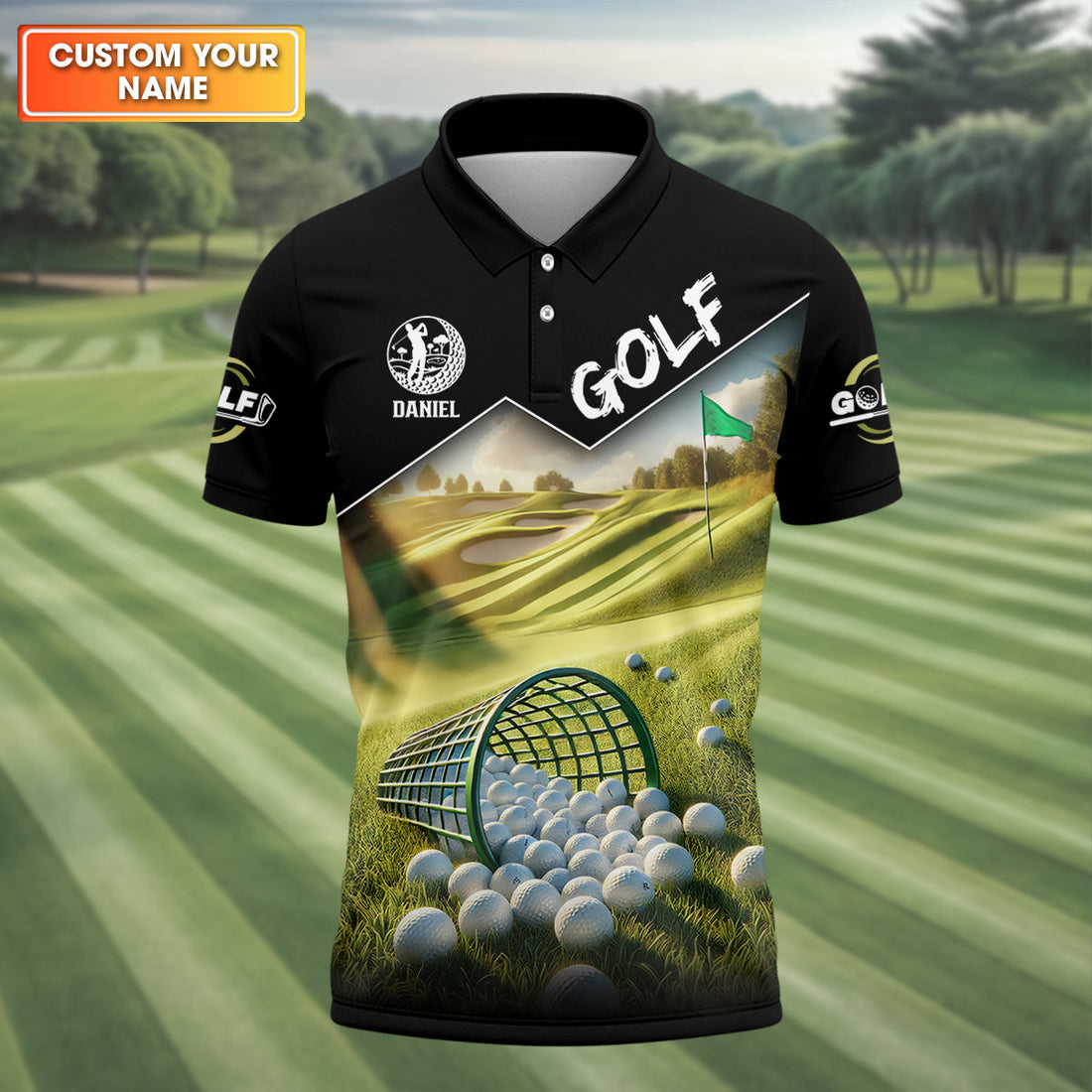 It Takes A Lot Of Balls To Play Golf Like I Do Custom Golf Polo Shirt, Dad Golf Gift, Golf Lover Gifts
